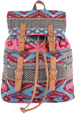 ASTRID Textured Backpack Medium Size 15 L Backpack(Multicolor)