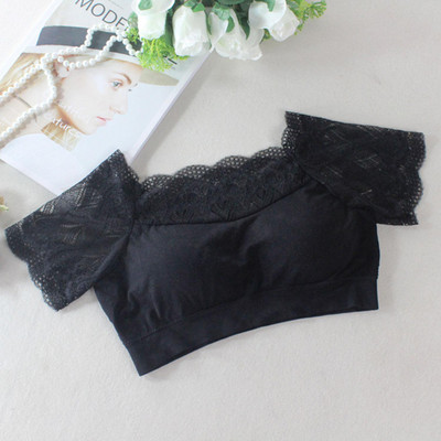 Gopalvilla Women Bralette Lightly Padded Bra(Black)