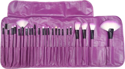 BELLA HARARO SkinPlus Soft Makeup Brushes 24 Piece Makeup Brush Set Premium Synthetic Foundation Blending Face Powder Lipstick Eye shadow Make Up Brushes Set with PU Leather Pouch(Pack of 24)
