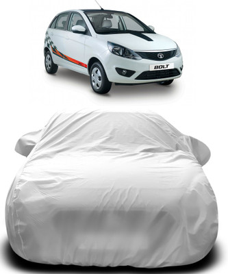 APNEK Car Cover For Tata Bolt (With Mirror Pockets)(Silver)