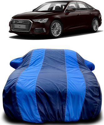 NUMBOR ONE Car Cover For Audi A6 (With Mirror Pockets)(Blue, Blue)