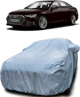 NUMBOR ONE Car Cover For Audi A6 (With Mirror Pockets)(Silver)