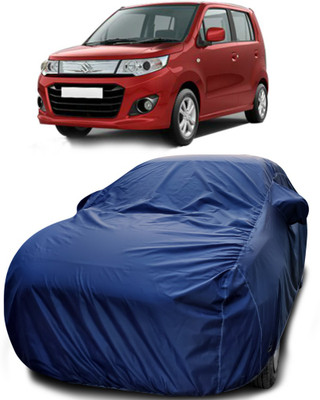 MoTRoX Car Cover For Maruti Suzuki WagonR Stingray (With Mirror Pockets)(Blue)