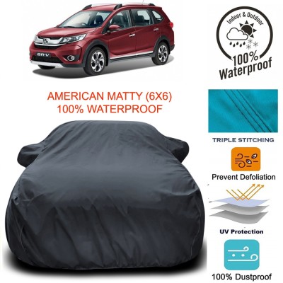 Genipap Car Cover For Honda BR-V (With Mirror Pockets)(Grey)