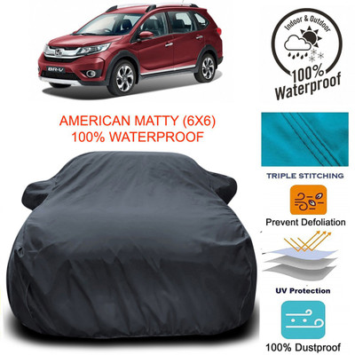 APNEK Car Cover For Honda BRV (With Mirror Pockets)(Grey)