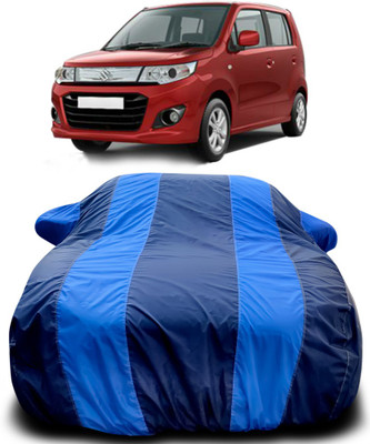MoTRoX Car Cover For Maruti Suzuki WagonR Stingray(Blue, Blue)