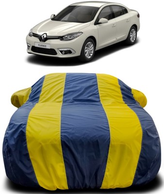 THE REAL ARV Car Cover For Renault Fluence (With Mirror Pockets)(Blue, Yellow)