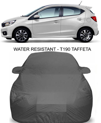 APNEK Car Cover For Honda Brio (With Mirror Pockets)(Grey)