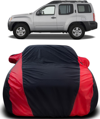 Gavya Car Cover For Nissan Xterra (With Mirror Pockets)(Black, Red)