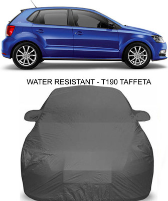 NUMBOR ONE Car Cover For Volkswagen Polo GT (With Mirror Pockets)(Grey)