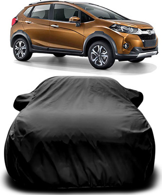 Gavya Car Cover For Honda WR-V (With Mirror Pockets)(Black)
