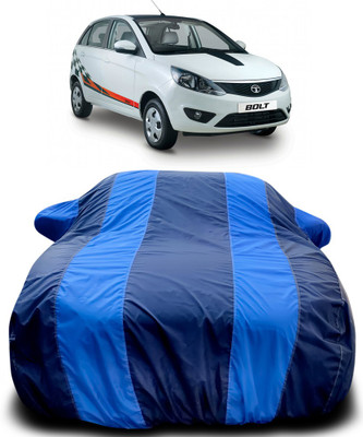 APNEK Car Cover For Tata Bolt (With Mirror Pockets)(Blue, Blue)