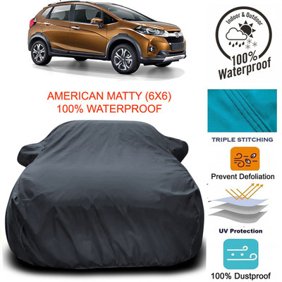 Gavya Car Cover For Honda WR-V (With Mirror Pockets)(Grey)