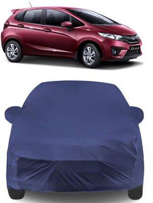 APNEK Car Cover For Honda Jazz (With Mirror Pockets)(Blue)
