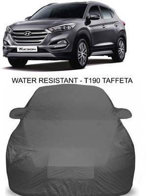 MoTRoX Car Cover For Hyundai Tucson (With Mirror Pockets)(Grey)