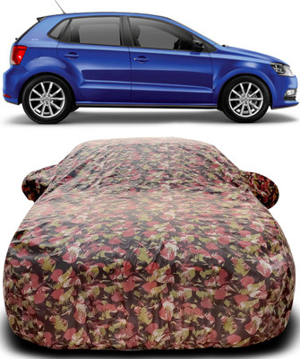 MoTRoX Car Cover For Volkswagen Polo GT (With Mirror Pockets)(Multicolor)