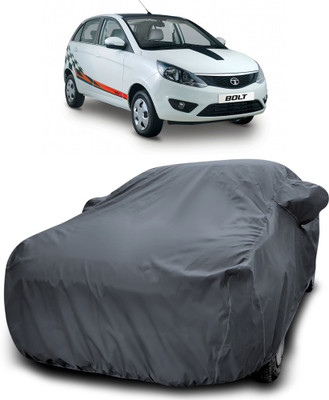 APNEK Car Cover For Tata Bolt (With Mirror Pockets)(Grey)