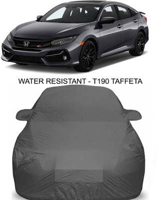 Gavya Car Cover For Honda Civic (With Mirror Pockets)(Grey)