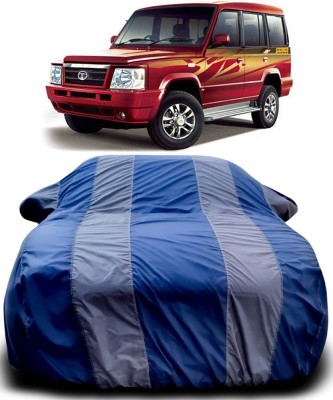 ARN Car Cover For Tata Sumo Gold (With Mirror Pockets)(Blue, Grey)