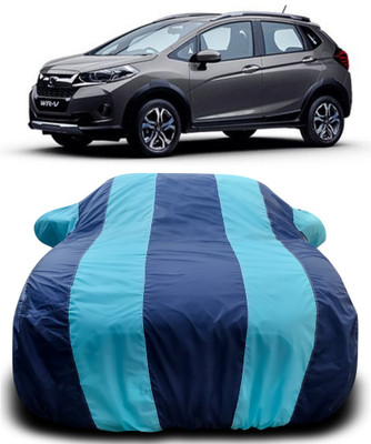 MoTRoX Car Cover For Honda WRV (With Mirror Pockets)(Blue, Blue)