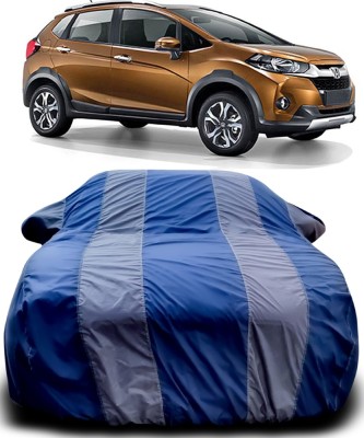 THE REAL ARV Car Cover For Honda WR-V (With Mirror Pockets)(Blue, Grey)