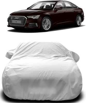 NUMBOR ONE Car Cover For Audi A6 (With Mirror Pockets)(Silver)