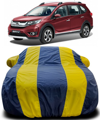 Elegance Car Cover For Honda BR-V (With Mirror Pockets)(Blue, Yellow)