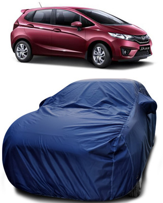 MoTRoX Car Cover For Honda Jazz (With Mirror Pockets)(Blue)
