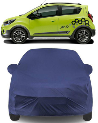 MoTRoX Car Cover For Chevrolet Beat(Blue)