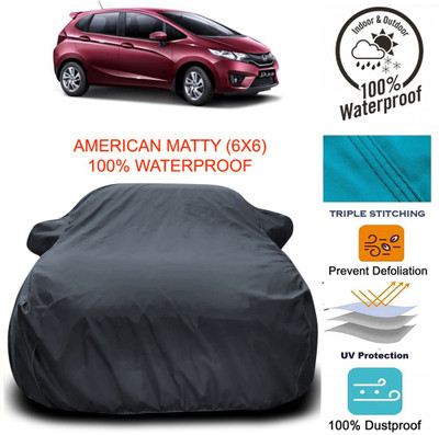 MoTRoX Car Cover For Honda Jazz(Grey)