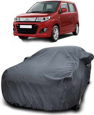 MoTRoX Car Cover For Maruti Suzuki WagonR Stingray (With Mirror Pockets)(Grey)