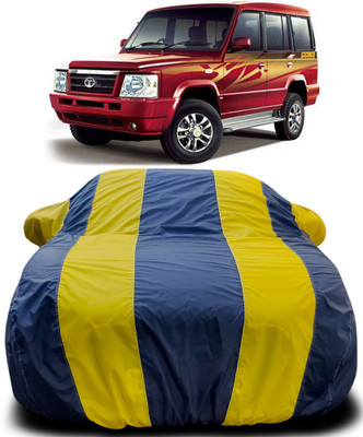 APNEK Car Cover For Tata Sumo Gold (With Mirror Pockets)(Blue, Yellow)