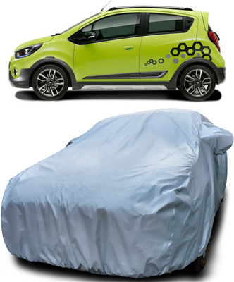 MoTRoX Car Cover For Chevrolet Beat(Silver)