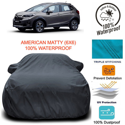 MoTRoX Car Cover For Honda WRV (With Mirror Pockets)(Grey)