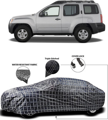 Gavya Car Cover For Nissan Xterra (With Mirror Pockets)(White, Black)