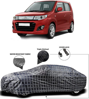 MoTRoX Car Cover For Maruti Suzuki WagonR Stingray(White, Black)