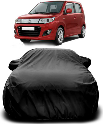 APNEK Car Cover For Maruti Suzuki WagonR Stingray (With Mirror Pockets)(Black)
