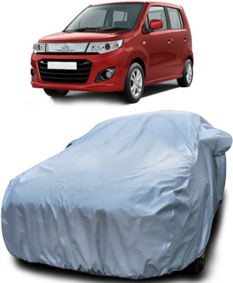 APNEK Car Cover For Maruti Suzuki WagonR Stingray (With Mirror Pockets)(Silver)