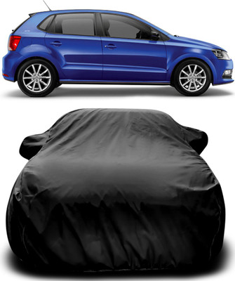 NUMBOR ONE Car Cover For Volkswagen Polo GT (With Mirror Pockets)(Black)