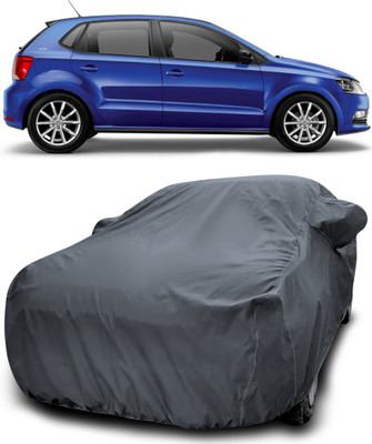 NUMBOR ONE Car Cover For Volkswagen Polo GT (With Mirror Pockets)(Grey)