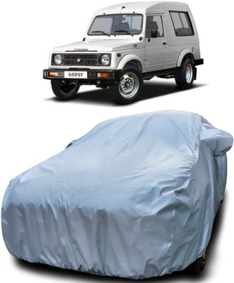 MoTRoX Car Cover For Maruti Suzuki Gypsy(Silver)