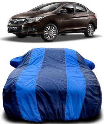 NUMBOR ONE Car Cover For Honda City i-Dtec (With Mirror Pockets)(Blue, Blue)