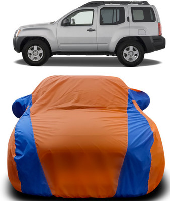 Gavya Car Cover For Nissan Xterra (With Mirror Pockets)(Orange, Blue)