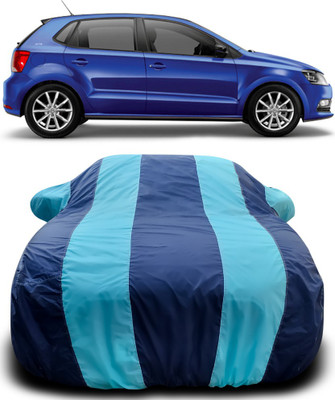 MoTRoX Car Cover For Volkswagen Polo GT (With Mirror Pockets)(Blue, Blue)