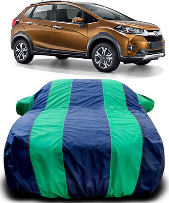 MoTRoX Car Cover For Honda WR-V (With Mirror Pockets)(Blue, Green)