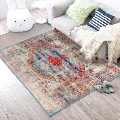 STATUS Multicolor Polyester Area Rug(3 ft,  X 5 ft, Rectangle)