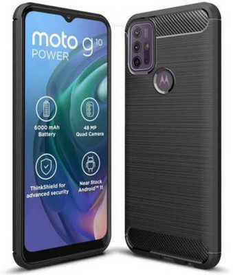 DMJHP Back Cover for Motorola Moto G10 Power(Black, Pack of: 1)