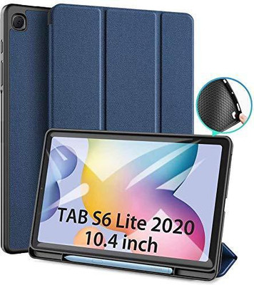 AGEIS Flip Cover for Samsung Galaxy Tab S6 Lite 10.4 inch(Blue, Shock Proof, Pack of: 1)