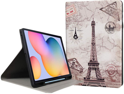 Proelite Flip Cover for Galaxy Tab S6 Lite(Multicolor, Waterproof)