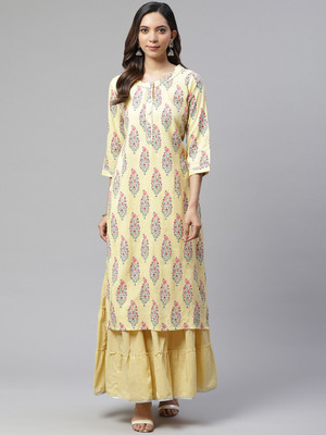 DIVENA Women Kurta Sharara Set